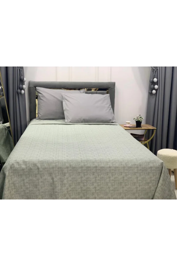 NİVEMESHOME YEŞİL 160X230 TEK PİKE ÖRTÜSÜ TEK KİŞİLİK