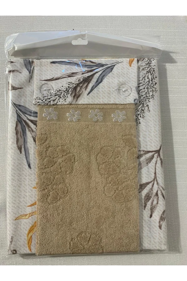 NIVEMESHOME GREEN VELVET KITCHEN APRON