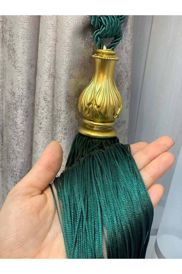 NİVEMESHOME زمرد أخضر بساتين الذهب مزخرفة تجميع السقف الظهرية