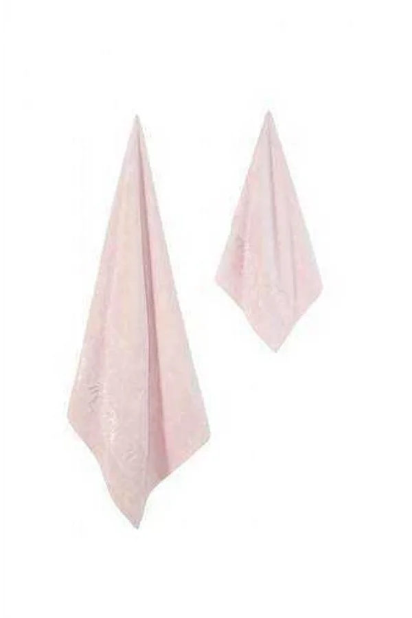 NURPAK ŞEKER PEMBE BAMBU BANYO HAVLUSU