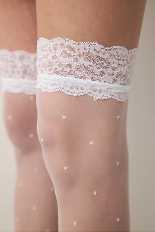 PENTİ BRİDAL JARTİYER ÇORAP B.BEYAZ L/XL