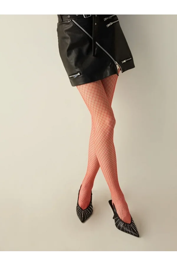 PENTİ FASHİON CALZE PANTALONE MEDIO ROSSO S-M