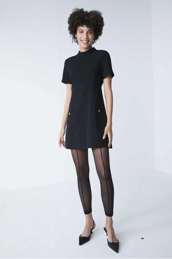 PENTI GLAMOR LEGGINGS BLACK S