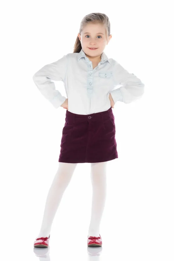 PENTI PRETTY EXTRA COTTON CALZA PANTALONCINO BIANCO 11-13 ANNI