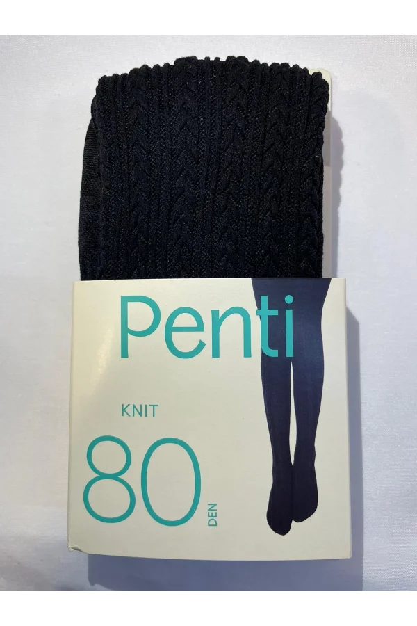PENTİ PRETTY KNIT 80 DEN GIRLS TIGHTS BLACK 11-13 YEARS