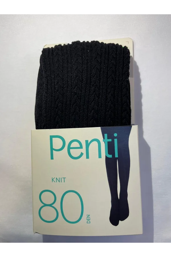 PENTİ PRETTY KNIT 80 DEN KÜLOTLU ÇORAP SİYAH 9-10 YAŞ