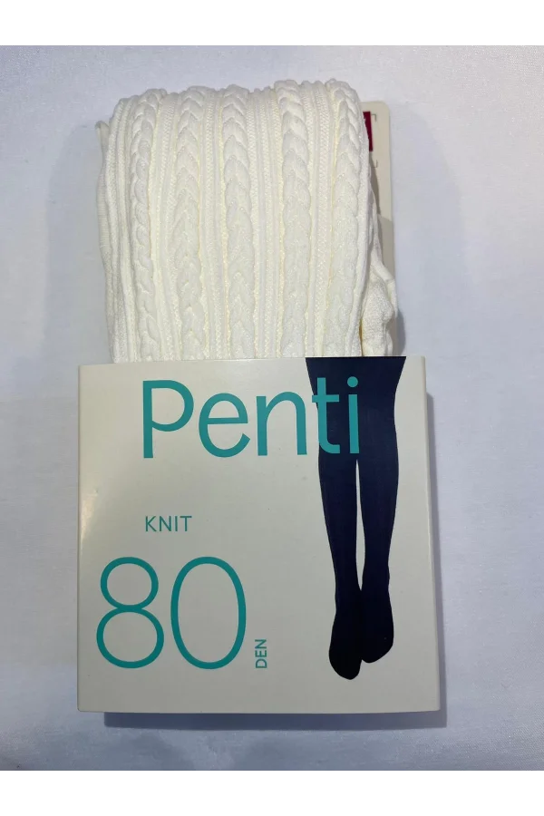 PENTİ PRETTY KNIT 80 DENİER TIGHTS VANILLA 9-10 YEARS