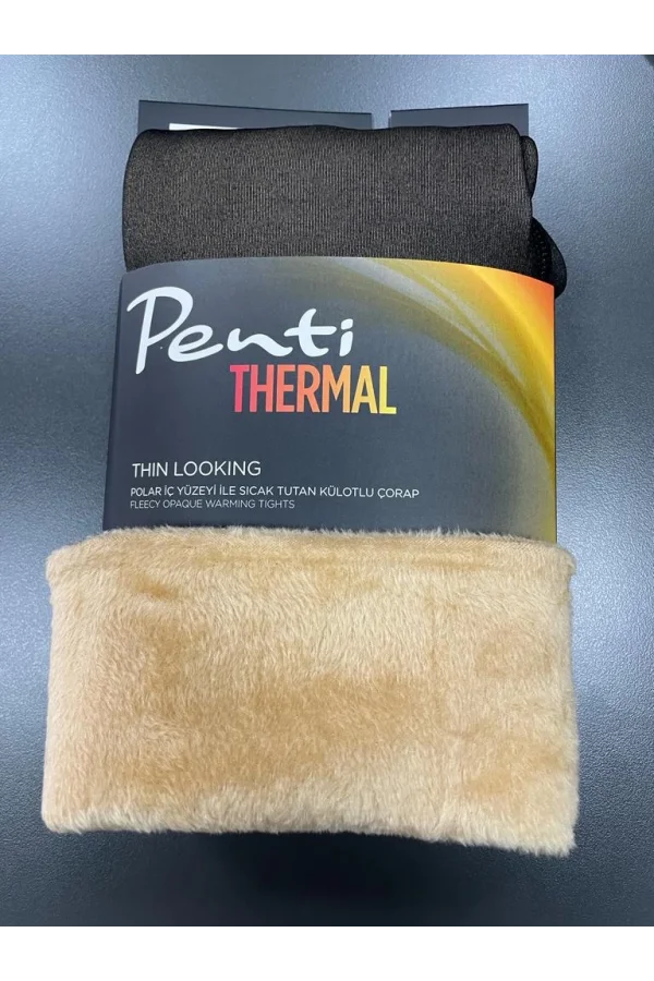PENTİ THİN LOOKİNG THERMAL SOCKS BLACK L-XL