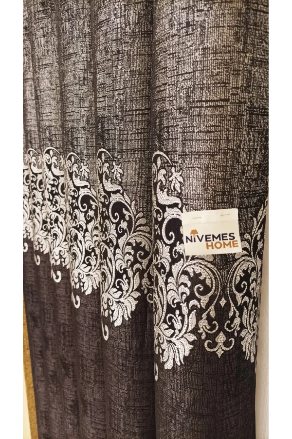 SERVİ ANTRASİT 1/3 SIK PİLE FON PERDE APM