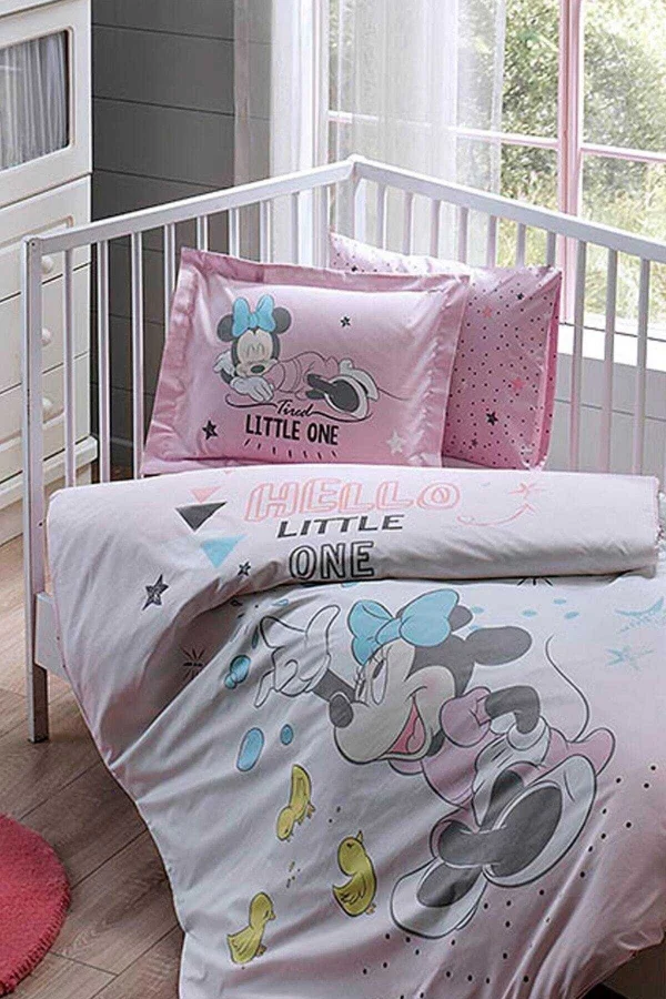 SET LENZUOLA PER BAMBINI A BOLLE DI MINNIE DISNEY