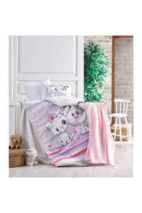 TAÇ KRİSTAL BESTİES GİRL BAMBU ÖRGÜ BEBEK SETİ