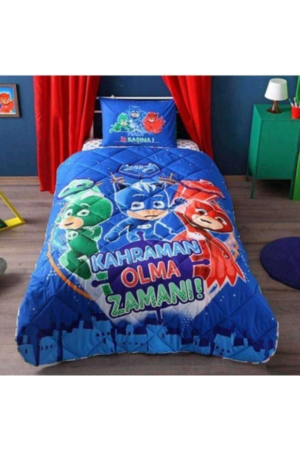 مجموعة بطانية ووسادة PJ MASKS بتصريح رسمي