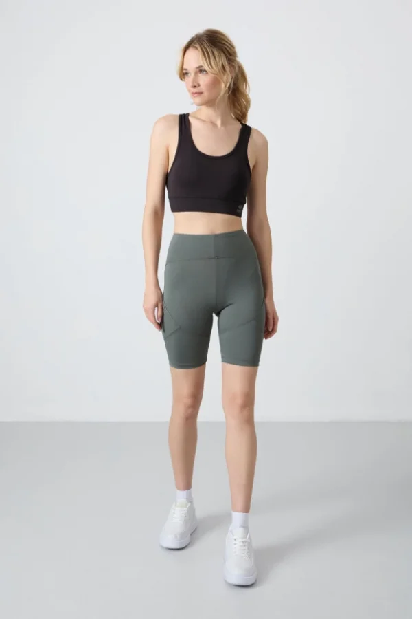 TOMMY LIFE T15BY-91013 ЖЕНСКИЙ ВЕЛОСИПЕДНЫЕ ЛОСИНЫ ХАКИ