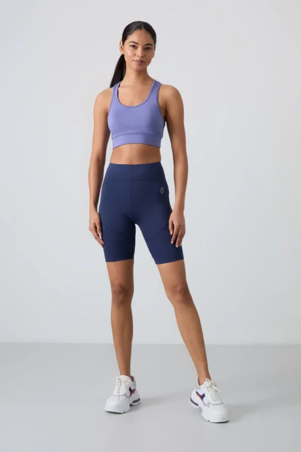 TOMMY LIFE T15BY-91013 DAMEN RADFAHRER LEGGINGS INDIGO