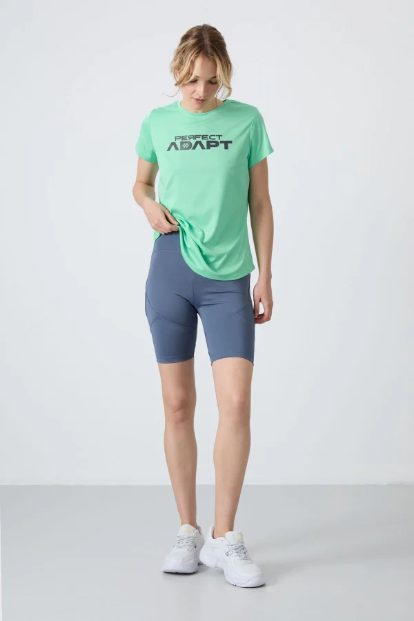 TOMMY LIFE T15BY-91013 WOMEN CYCLIST TIGHTS PETROL