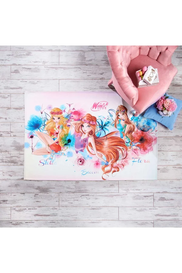 WİNX 80*140 WATERCOLOUR V1 LİSANSLI PES HALI TAÇ