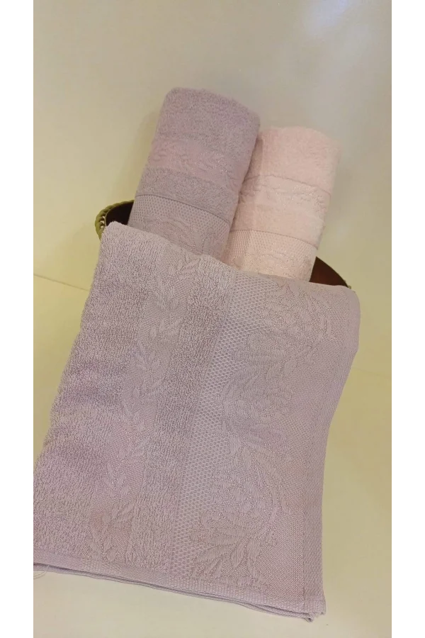 TOALLA FACIAL YASEMÍN MORADA 50*90 CM KARACAN