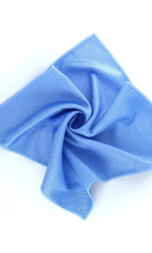 %100 MİCROFİBER BAKLAVA DESEN CAM BEZİ MAVİ 50X70 APM