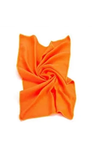 %100 MIKROFASER BAKLAVA MUSTER GLAS TUCH ORANGE 50X70 APM