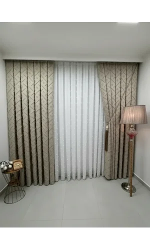 NİVEMESHOME ARYEL  1-006 1/2,5 PİLELİ  TÜL PERDE APM