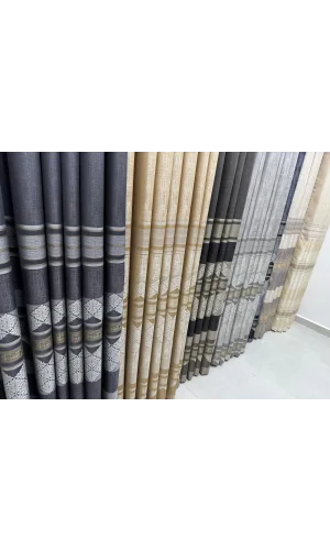 NİVEMESHOME CEYHAN V-2504 ANTRASİT 1/3 SIK PİLE FON PERDE APM