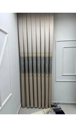 NIVEMESHOME HOPE V-5217 1/3 LINED CURTAIN