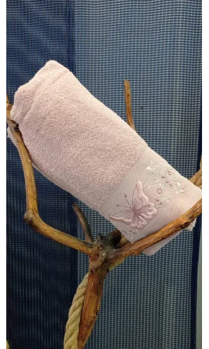 CEMRE PEMBE 70*135 BANYO HAVLUSU KARACAN