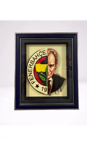 EL YAPIMI MUSTAFA KEMAL ATATÜRK&FENERBAHÇE TABLO