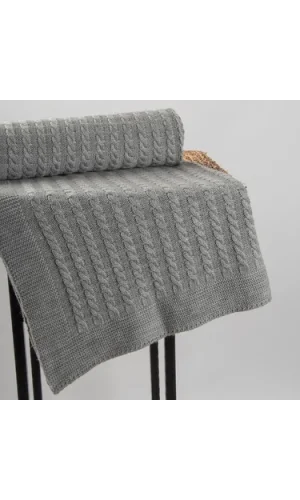 لحاف رقيق للأطفال الرضع الرمادي المضحك