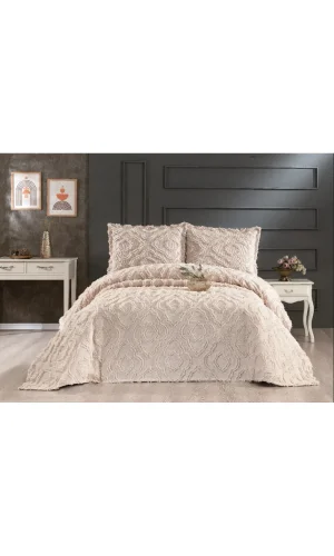 HERCAİ BEJ 3 TEILIGES BETTWÄSCHE SET ÇAPA HOME