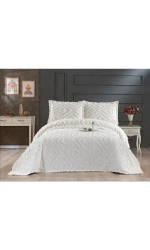 HERCAİ CREAM 3 STÜCK BETTWÄSCHE SET CAPA HOME