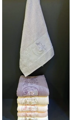 TOALLA DE CARA KLARA GRİ 50*85