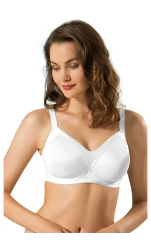 LE JARDİN 9150-B حمالة صدر ناعمة بدون سلك تجميعي أبيض