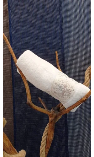 LEYLA KREM 70*135 BANYO HAVLUSU KARACAN