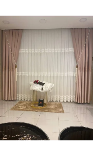 MANDEVİLLA ROSA FJ612861 1/3 DICHTE VORHANGSTOFF