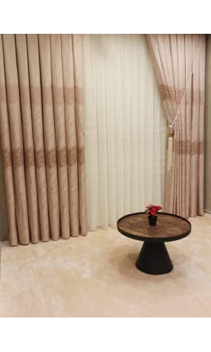 MARGARET PUDER 1/3 DICKES GERADE VORHANGPLISSEE APM