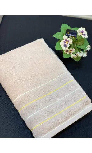 NİVEMESHOME 104 SAHRA BEJ YÜZ HAVLUSU NURPAK