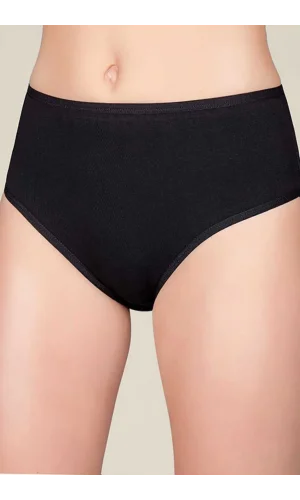 BERRAK 2108 KADIN LİKRALI BATO KÜLOT SİYAH