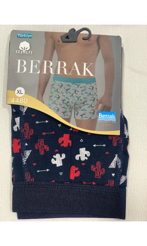 NİVEMESHOME 4480 ERKEK LYCRALI COTTON BOXER PATTERNED XL CLEAR