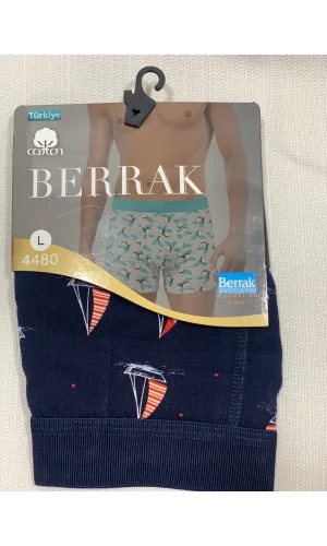 نيفمسهوم 4480 قطن ليكرال رجالي بوكسر بنمط الإبحار الكبيرة الشفاف