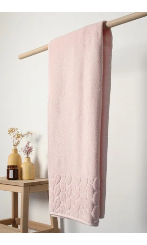 NİVEMESHOME 632 PEMBE 90X150 HAZAL BANYO HAVLUSU NURPAK
