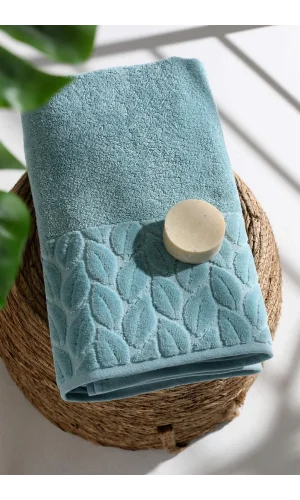 NİVEMESHOME 632 YEŞİL 90X150 HAZAL BANYO HAVLUSU NURPAK