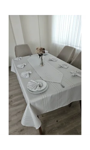 NİVEMESHOME GRIS CLARO 160*220 COLBER MANTEL DE MESA