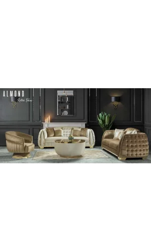 NİVEMESHOME ALMOND SOFA SET