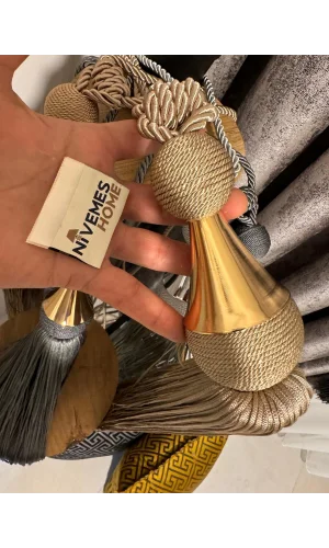 NIVEMESHOME GOLDEN FRINGED GOLDEN DEVICE NEW MODEL CEILING COLLECTING BRACKET