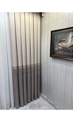 NİVEMESHOME ARSUZ FT614288 V-5202 VİZON 1/3 SIK PİLELİ FON PERDE APM