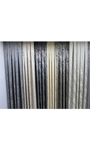 NİVEMESHOME  BADE V_101 GOLD  1/3 SIK PİLELİ FON PERDE APM