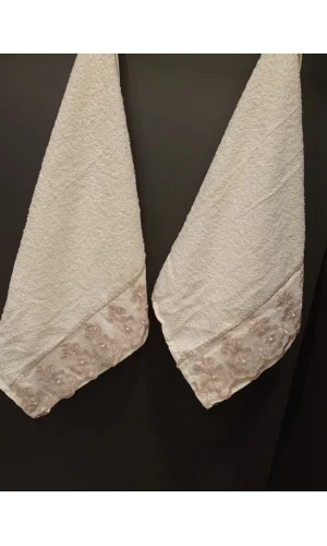 NIVEMESHOME BATIK MOONS TOALLA BORDADA EN POLVO