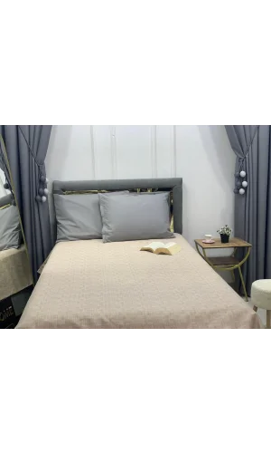 ПОКРЫВАЛО-ПИКЕ 160X230 ОДНОМЕСТНОЕ BEJ