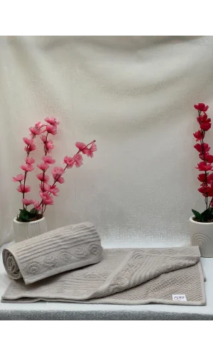 NİVEMESHOME BEJ 50X90 HASGÜL YÜZ HAVLUSU